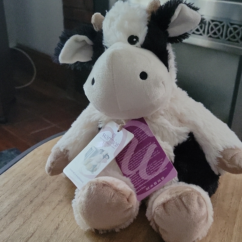 Mary Meyer Black and White Plush Cow